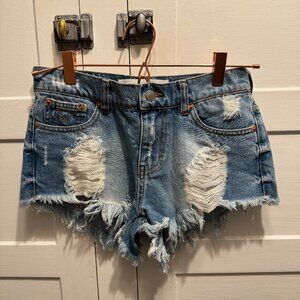 The Laundry Room - Distressed Denim Shorts